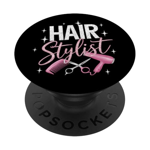 Hairstylist Friseursalon Schneiden Haarschnitt Friseur PopSockets mit austauschbarem PopGrip von Hairdresser Haircut Cutting Hairstylist Salon