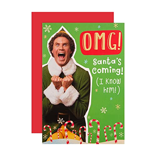 Hallmark Weihnachtskarte – Funny Warner Bros, OMG!, Elfen-Design von Hallmark