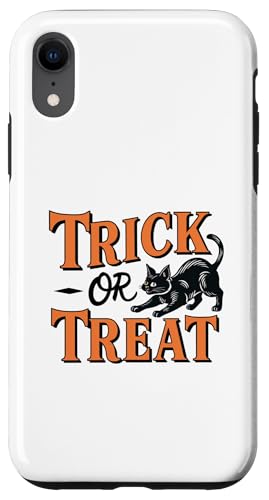 Hülle für iPhone XR Süßes oder Saures Halloween-Party-Kostüm für Katzen und Mütter von Halloween Cat Mom Costume Gift for Halloween Party