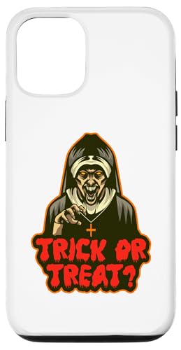 Hülle für iPhone 12/12 Pro Nonne Trick Or Treat Zombie Halloween Dad Mom Kid Boys Girls von Halloween Costume Men Women Kids Toddler Boy Girl