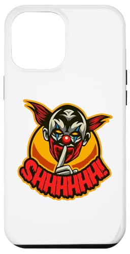 Hülle für iPhone 14 Plus Clown Halloween Kostüm Shhh Lustig Papa Mama Kind Jungen Mädchen von Halloween Costume Men Women Kids Toddler Boy Girl