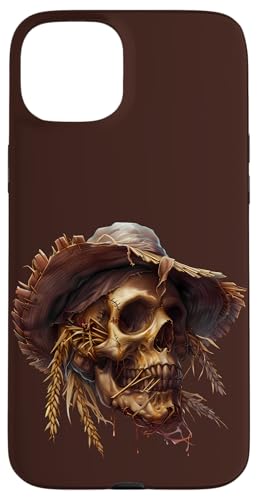 Hülle für iPhone 15 Plus Scarecrow Skull Graphic For Men Skeleton Face For Halloween von Halloween Creatures Skull Gifts For Skeleton Lover