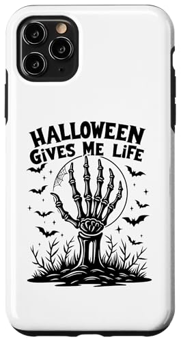 Hülle für iPhone 11 Pro Max Halloween Gives Me Life Fun Halloween-Grafik von Halloween Designs By ShirtZilla