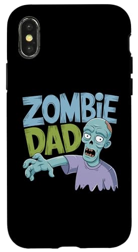 Hülle für iPhone X/XS Zombie Dad Halloween Lustige Zombie Dad Bekleidung von Halloween Designs By ShirtZilla