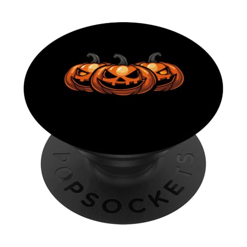 Halloween-Kürbis-Comic-Symbol | Halloween-Party PopSockets mit austauschbarem PopGrip von Halloween Fun Fall Inc