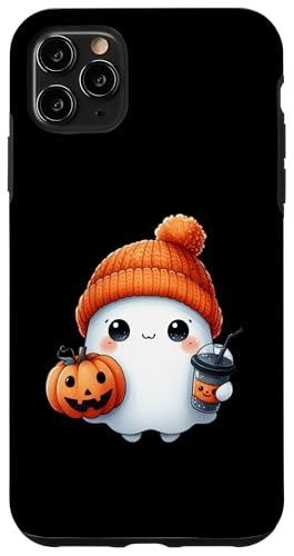 Hülle für iPhone 11 Pro Max Kaffee Geist Halloween Party Kostüm Kinder von Halloween Ghost Costume Gift for Halloween Party