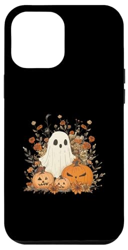 Hülle für iPhone 12 Pro Max Süßes Boho-Blumengeist Kürbis Halloween Party Geisterkostüm von Halloween Ghost Costume Gift for Halloween Party