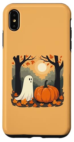 Hülle für iPhone XS Max Ein Baby-Geistersammler und ein riesiger Kürbisausschnitt von Halloween Ghostly Gifts & Creepy Tees by taiche