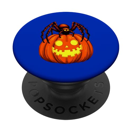 Windlicht mit Haarnadeln und Kürbis PopSockets mit austauschbarem PopGrip von Halloween Ghostly Gifts & Creepy Tees by taiche