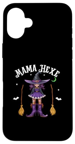 Hülle für iPhone 16 Plus Mama Hexe Halloween Kostüm Damen Mutter Hexen Verkleidung von Halloween Hexen Kostüme Geschenkidee für Damen