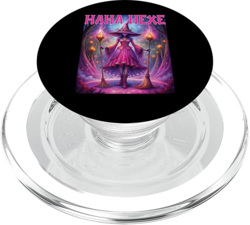 Mama Hexe Halloween Kostüm Damen Mutter Hexen Verkleidung PopSockets PopGrip für MagSafe von Halloween Hexen Kostüme Geschenkidee für Damen