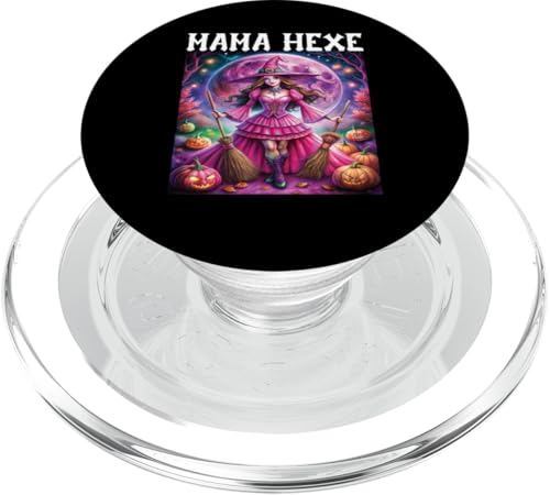 Mama Hexe Halloween Kostüm Damen Mutter Hexen Verkleidung PopSockets PopGrip für MagSafe von Halloween Hexen Kostüme Geschenkidee für Damen