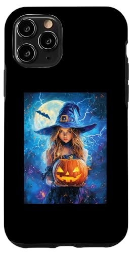 Hülle für iPhone 11 Pro Halloween Deko Frauen Hexe Kürbis Kinder Mädchen Halloween von Halloween Kostüm Damen Halloween Outfit Herren