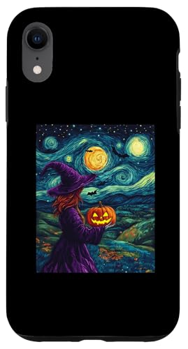 Hülle für iPhone XR Halloween Deko Frauen Hexe Kürbis Kinder Mädchen Halloween von Halloween Kostüm Damen Halloween Outfit Herren