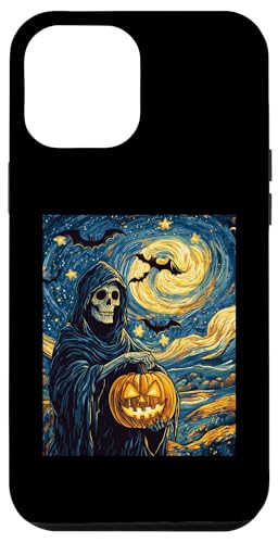 Hülle für iPhone 12 Pro Max Halloween Kürbis Frauen Deko Männer Sensenmann Halloween von Halloween Kostüm Damen Herren Halloween Outfit