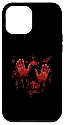 Hülle für iPhone 13 Pro Max Halloween Blutige Hände Blutspritzer Kostüm Zombie Blut von Halloween Kostüm Vampire Verkleidung Herren Damen