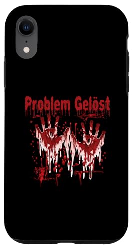 Hülle für iPhone XR Halloween Blutige Hände Blutspritzer Kostüm Zombie Blut von Halloween Kostüm Vampire Verkleidung Herren Damen