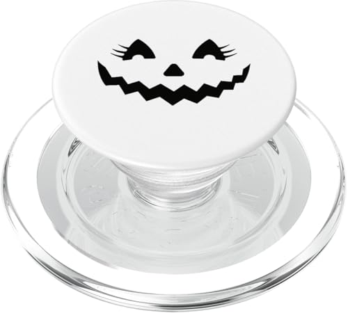 Lustiges Halloween-Kürbis-Jackolantern. Süßes PopSockets PopGrip für MagSafe von Halloween Mega Warehouse