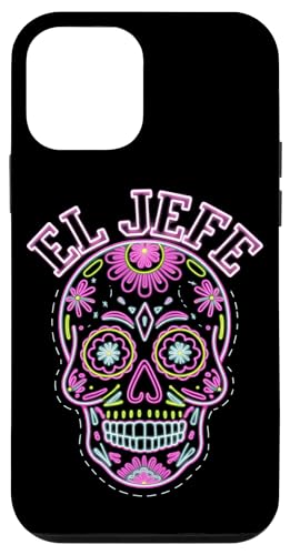 Hülle für iPhone 12 mini El Jefe Der Tag des Toten Lichts Sugar Skull Dia De Los Muertos von Halloween Men Women Boys Girls Tees and Gifts