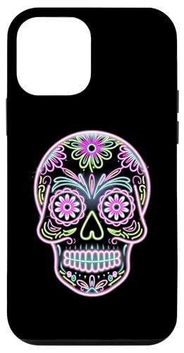 Hülle für iPhone 12 mini Tag des toten Lichts Sugar Skull Bright Dia De Los Muertos von Halloween Men Women Boys Girls Tees and Gifts