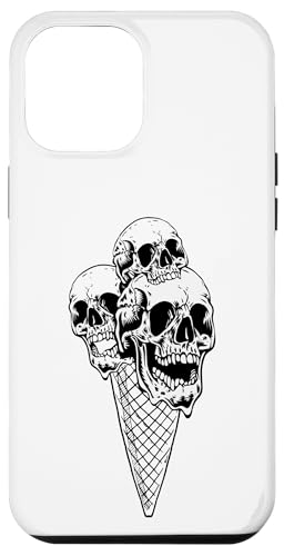 Hülle für iPhone 12 Pro Max Lustiges Skelett Totenkopf Eis Retro Kostüm Halloween niedlich von Halloween Skeleton Hand Sign Costume Women Men Kid