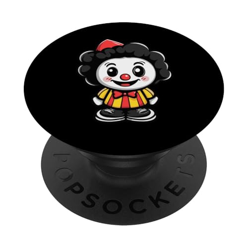 Lustiger Halloween-Clown-Baby-Comic PopSockets mit austauschbarem PopGrip von Halloween Spooky Season Inc