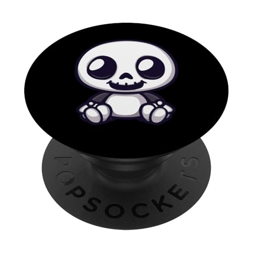 Lustiger Halloween-Totenkopf Zombie Baby Comic PopSockets mit austauschbarem PopGrip von Halloween Spooky Season Inc