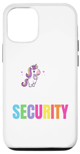 Hülle für iPhone 13 Pro Halloween Papa Mama Tochter Erwachsene Kostüm Einhorn Sicherheit von Halloween Unicorn Security