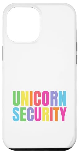 Hülle für iPhone 15 Pro Max Halloween Papa Mama Tochter Erwachsene Kostüm Einhorn Sicherheit von Halloween Unicorn Security