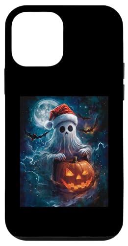 Hülle für iPhone 12 mini Halloween Kinder Kürbis Frauen Männer Geist Weihnachtsmütze von Halloween Weihnachten Kostüm Damen Herren Outfit