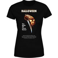 Halloween Poster Damen T-Shirt - Schwarz - M von Halloween