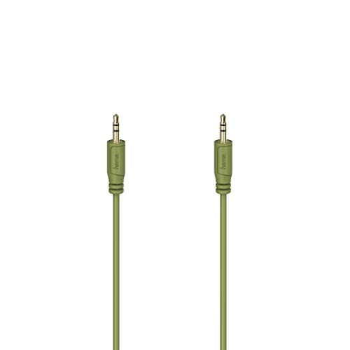 Audio-Kabel Flexi-Slim, 3,5-mm-Klinken-Stecker, vergold., Grün, 0,75 m von Hama