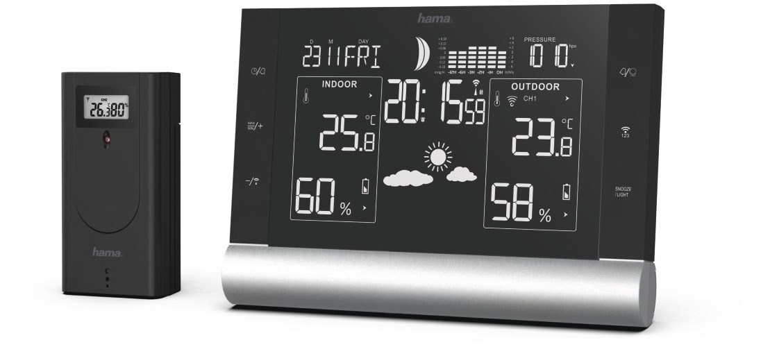 Black Line L Wetterstation von Hama