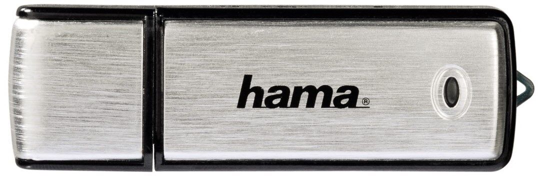 Hama FlashPen Fancy, USB 2.0, 16 GB, 6MB/s, Schwarz/Sil von Hama