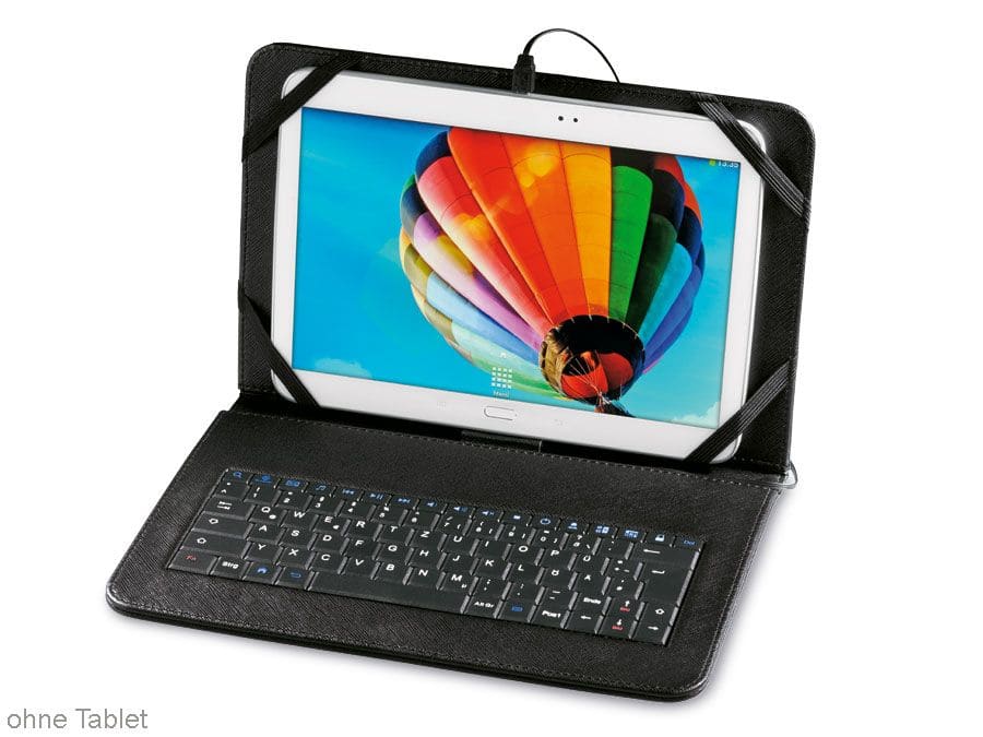 HAMA Tablet-Tasche mit integrierter Tastatur 50469, 10,1", OTG, schwarz von Hama
