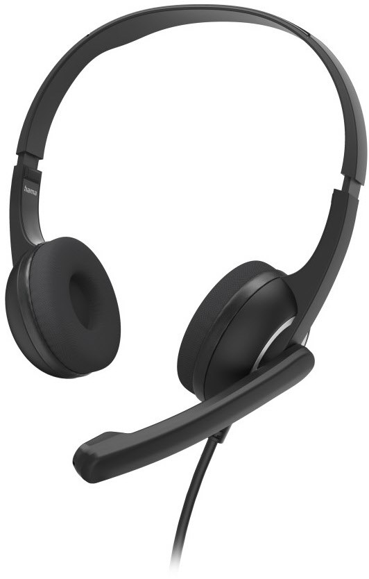 HS-USB250 V2 PC-Headset schwarz/silber HS-USB250 V2 PC-Headset schwarz/silber von Hama
