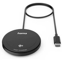 Hama 00201725 Kabelloses Qi2-Ladepad, 15W, Wireless Fast Charger, magnetisch, Schwarz von Hama