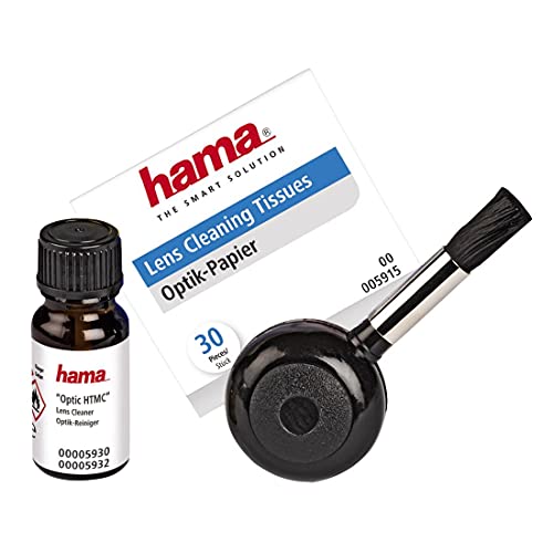 Hama 3er Foto-Reinigungsset, Blasebulg, Spezialreiniger, Optik-Papier, Optik HTMC von Hama