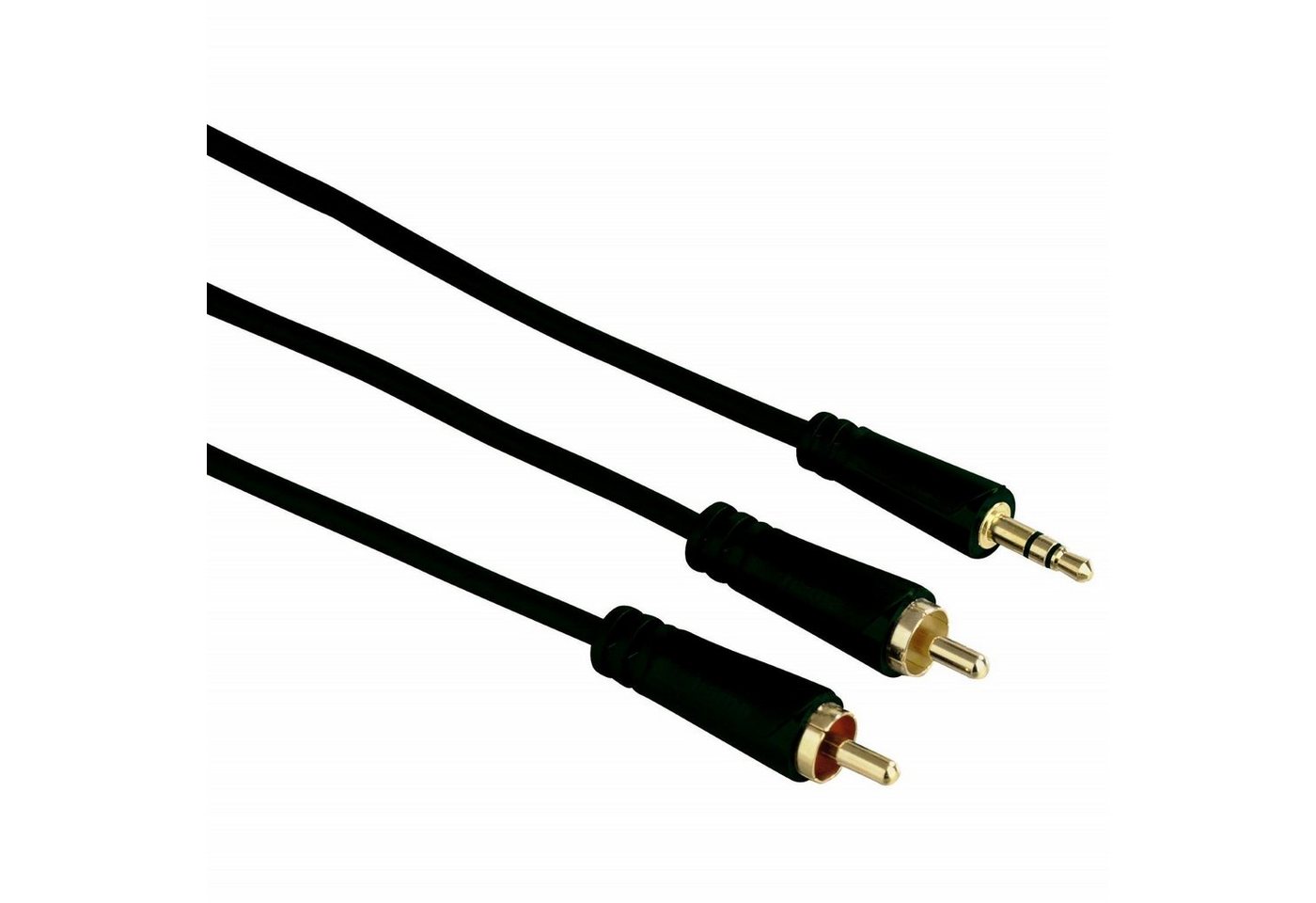 Hama 3m Audio Adapter-Kabel AUX vergoldet Audio-Kabel, 3,5-mm-Klinke, RCA-Stecker, Keine (300 cm), 3,5mm Klinken-Stecker auf 2x Chinch RCA Klinken-Kabel Audio-Adapter von Hama