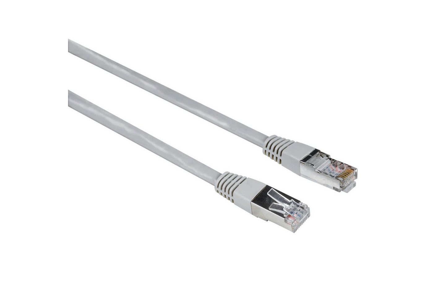 Hama 3m Netzwerk-Kabel Cat5e STP Lan-Kabel LAN-Kabel, RJ45, Kein (3 cm), Patch-Kabel Cat 5e Gigabit Ethernet von Hama