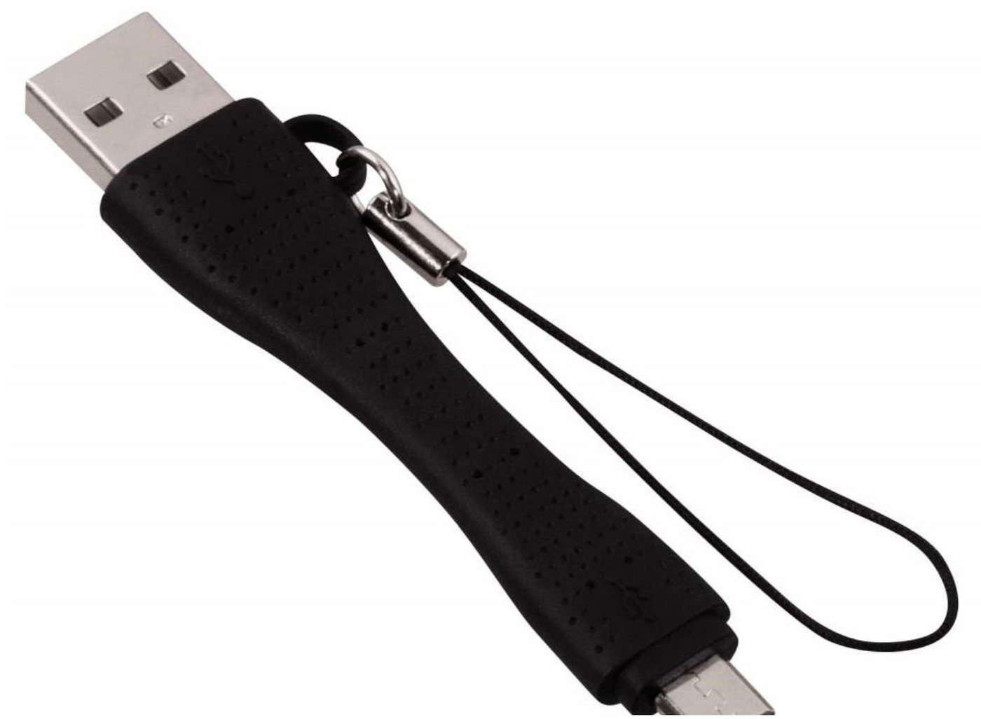 Hama 6cm Lade-Kabel Kurz Daten-Kabel Micro-USB Adapter Smartphone-Kabel, Micro-USB, USB, Kurz von Hama