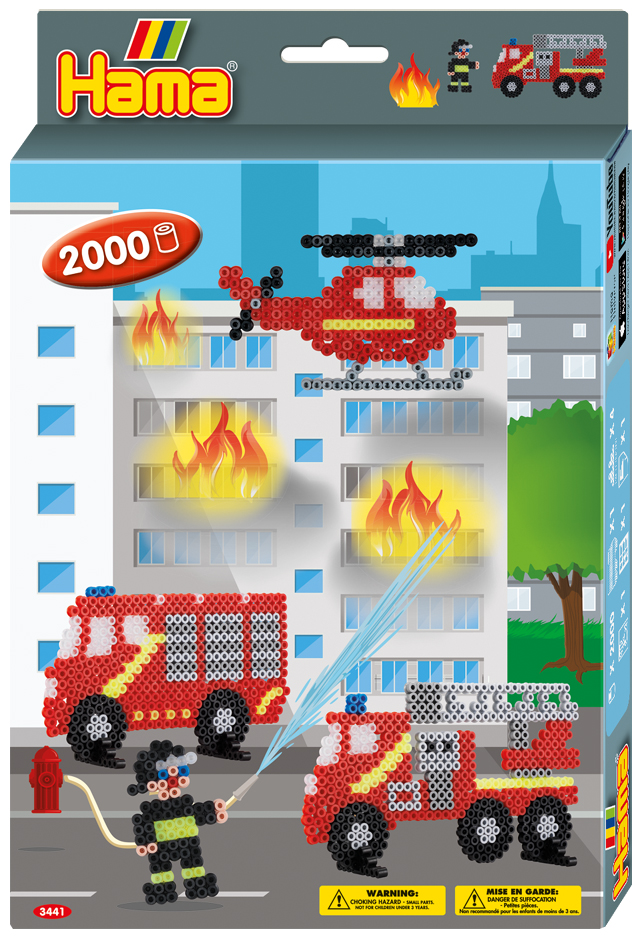 Hama Bügelperlen midi , Feuerwehr, , Geschenkpackung von hama bügelperlen