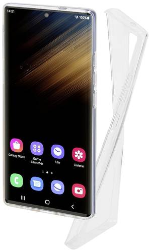 Hama Crystal Clear Backcover Samsung Galaxy S22 Ultra Transparent Induktives Laden von Hama