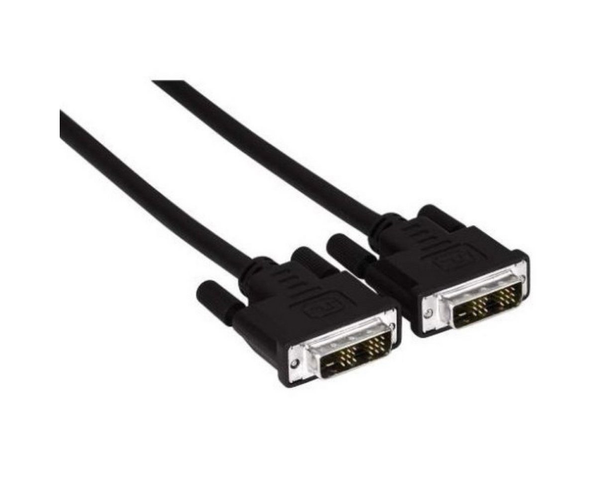 Hama DVI-Kabel 1,5m Verbindungskabel Schwarz Video-Kabel, DVI, Kein (150 cm), DVI-Stecker Single Link 18+1 DVI-D HD TV für PC Monitor TV Beamer .. von Hama