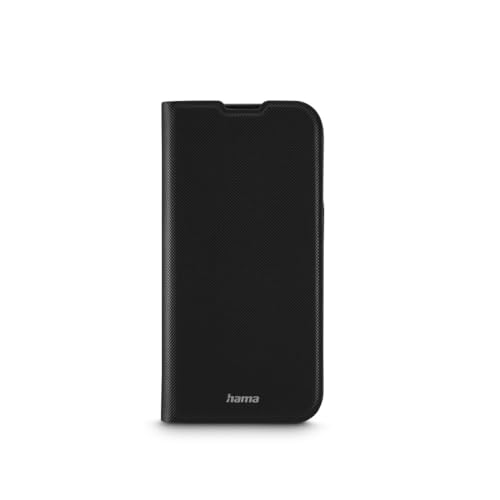 Hama Handyhülle für iPhone 15 Pro Max (Handytasche, Etui mit Kartenfach, Standfunktion, zum Aufstellen, extra Schutz von Display und Kamera, Magnet, Hülle für iPhone 15, Klapphülle, weich) schwarz von Hama