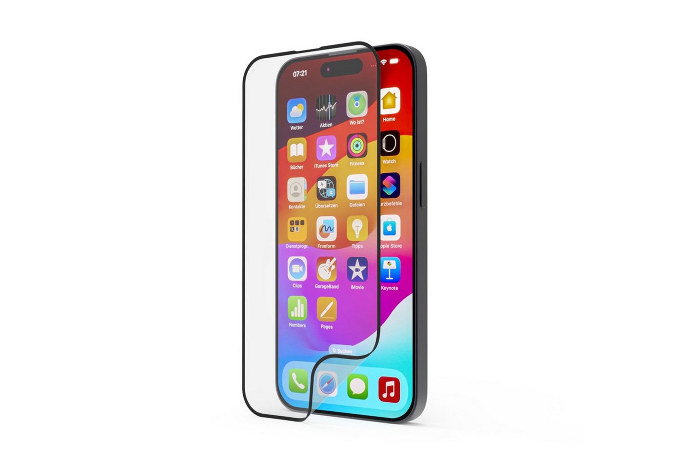 Hama Displayschutzglas Flexibel "Hiflex Eco", Full-Cover, für Apple iPhon, 1 Stück von Hama