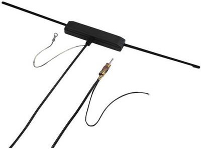 Hama Electronic Glass-Bonded Aerial for VHF Reception - Antenna - TV - automobile von Hama