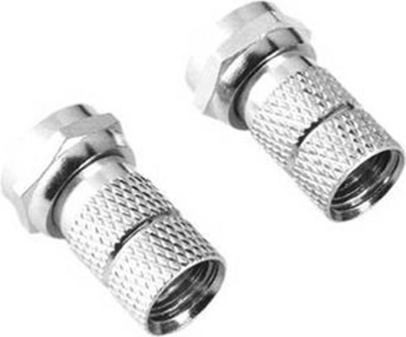 Hama F-Stecker, 6,8 mm, 4 St�ck (00179405) von Hama