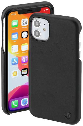 Hama Finest Sense Cover Apple iPhone 11 Schwarz Induktives Laden von Hama