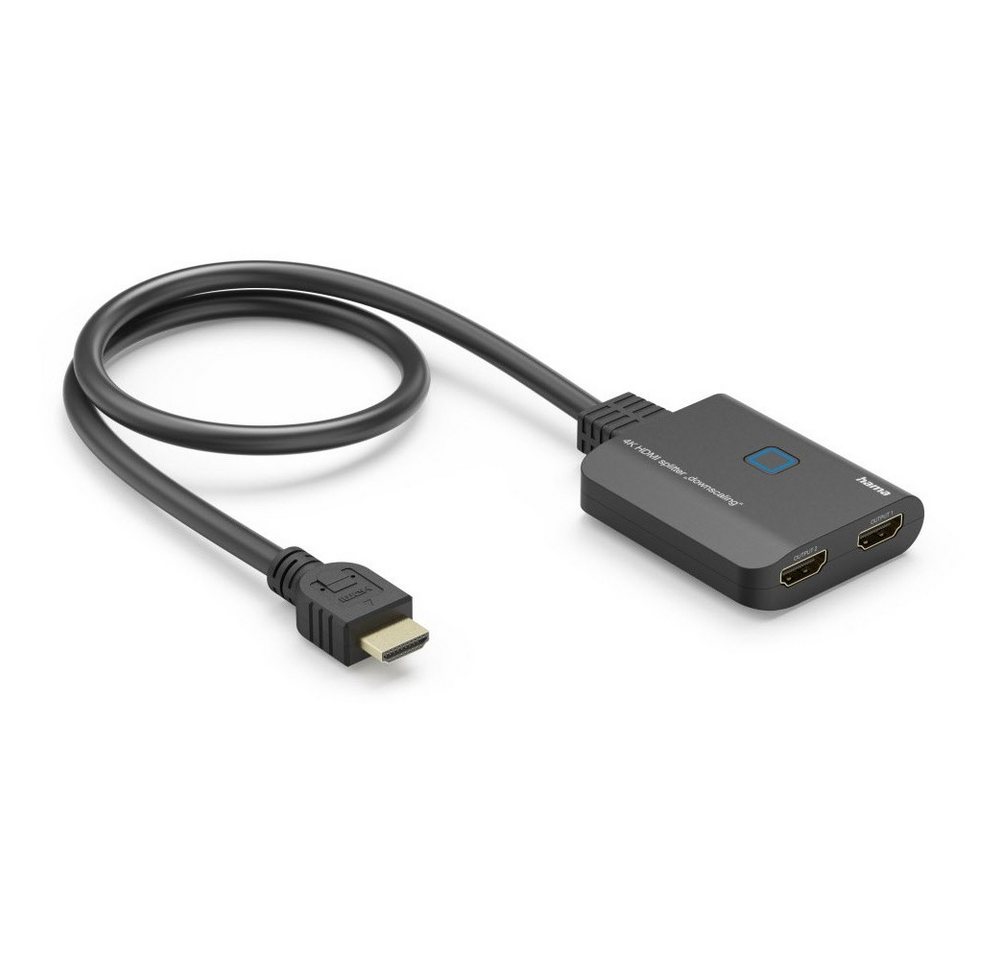 Hama Hama 4K HDMI-Splitter schwarz - HDMI-Splitter Video-Adapter HDMI-Splitter von Hama